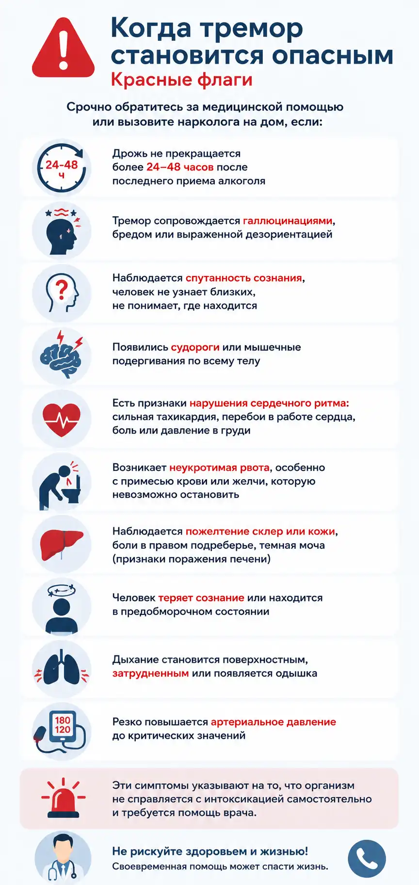 Когда тремор становится опасным